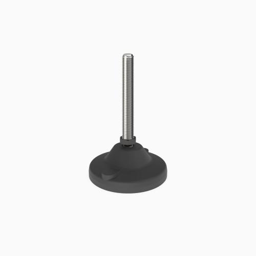 Leveling feet - Articulated Ø123 2 Fixing pointPA Ball|M