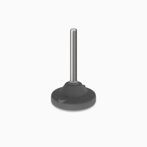 Leveling feet - Muscle Ø123 Type A 2 Fixing point Anti-Slip|M