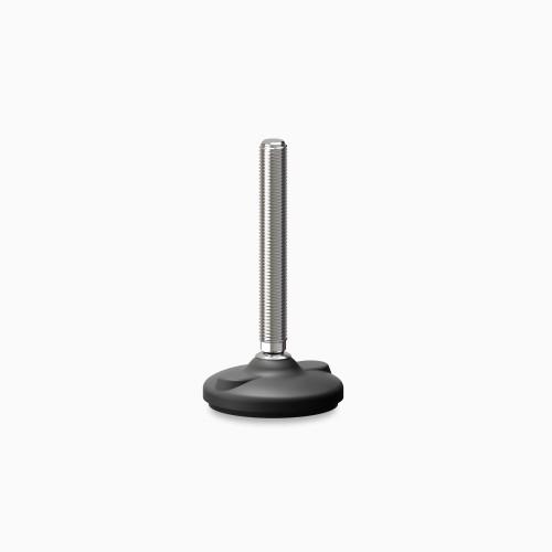 Leveling feet - P400R Ø80 2 Fixing point Anti-Slip|M
