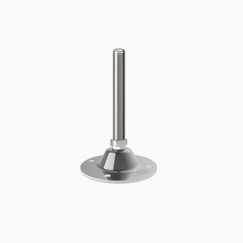 Leveling feet - Steel Ø123 4 Fixing point|M