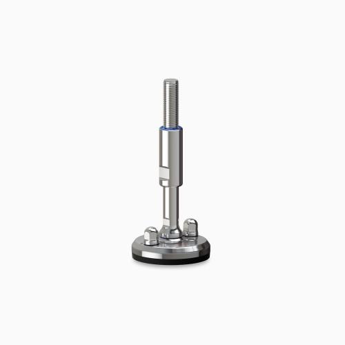 Leveling feet - C500 Ø80 Heavy 2 Fixing point Anti-Slip|M