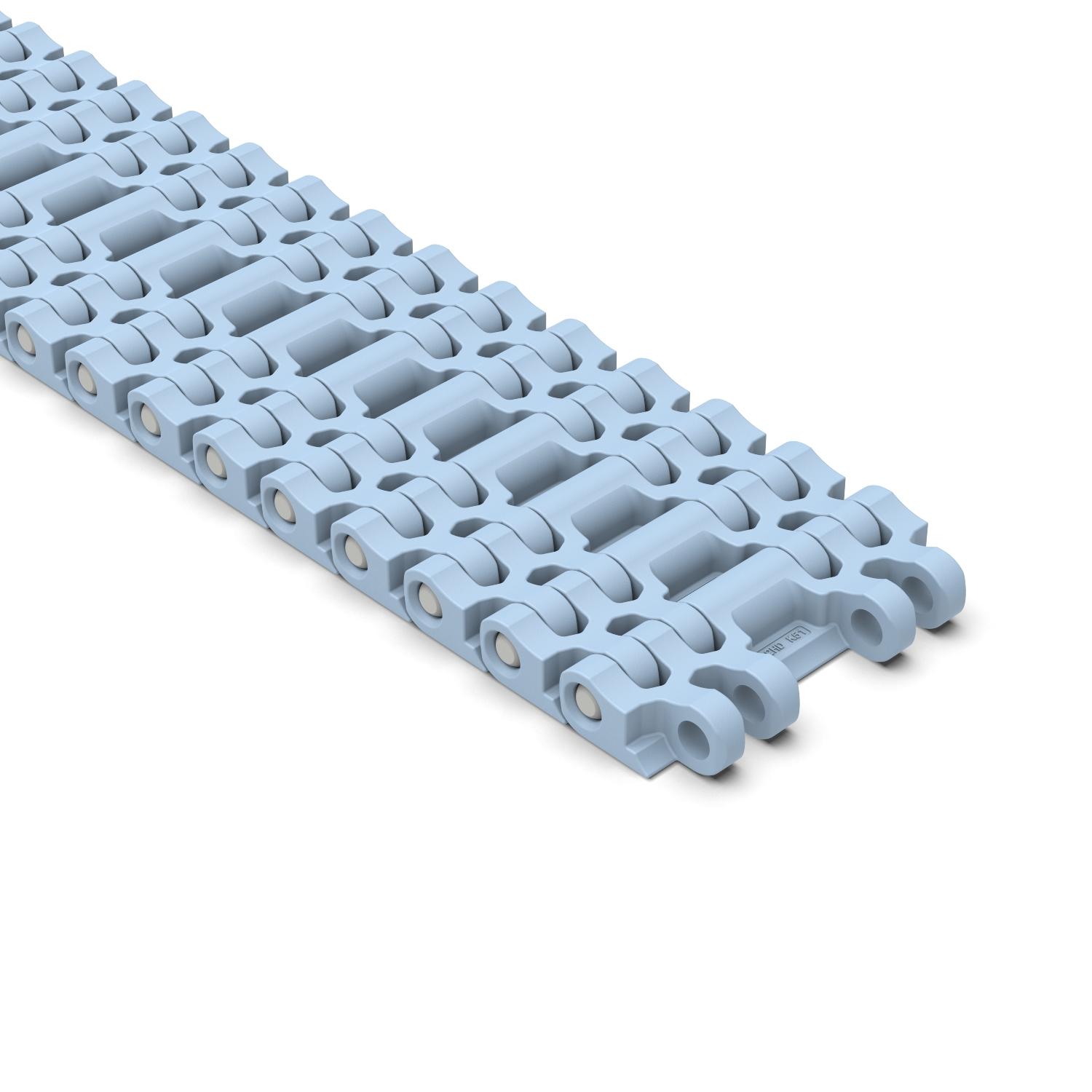 522 Heavy Duty Flat Top One track Belt | ,Modular Belts | 522 | Image 10